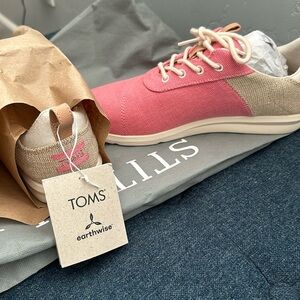 TOMS Heritage Cabrillo Canvas Sneakers, Rose and Natural